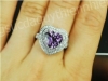 Nhẫn đá Amethyst thiên nhiên - MS: AMRW095 - anh 3