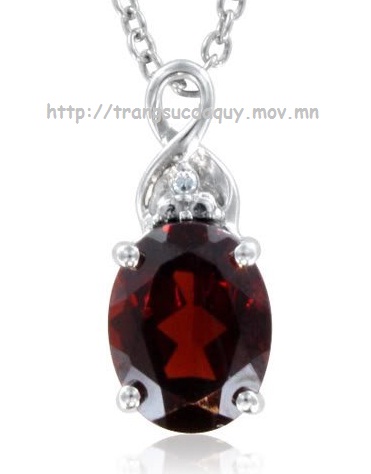 Mặt dây chuyền đá Garnet đỏ thiên nhiên - MS: GAPE005 Mặt dây chuyền đá Garnet đỏ thiên nhiên - MS: GAPE005
