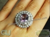 Nhẫn đá Amethyst thiên nhiên - MS: AMRW060 - anh 2