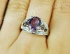 Nhẫn đá Amethyst thiên nhiên - MS: AMRW093 - anh 3