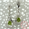 Bông tai đá Peridot thiên nhiên - MS: GEPEER023 - anh 1 Bông tai đá Peridot thiên nhiên - MS: GEPEER023 - anh 1