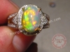 Nhẫn đá Opal thiên nhiên - MS: OPRW002 - anh 1
