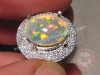 Nhẫn đá Opal thiên nhiên - MS: OPRW003 - anh 2