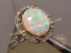Nhẫn đá Opal thiên nhiên - MS: OPRW004 - anh 1