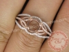 Vỏ nhẫn nữ kim cương nhân tạo - MS: CZSMRW010 - anh 1