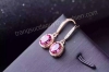 Bông tai đá Garnet Rhodolite thiên nhiên - MS: GARER032 - anh 2