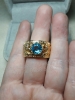 Nhẫn Nam chạm rồng đá Topaz thiên nhiên - MS: XTTORM004 - anh 6