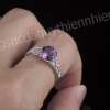 Nhẫn đá Amethyst thiên nhiên - MS: AMRW090 - anh 5