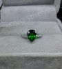 Nhẫn đá Hyroxit Emerald - MS: XTEMRW003 - anh 1