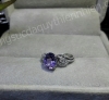 Nhẫn đá Amethyst thiên nhiên - MS : XTAMRW001 - anh 2 Nhẫn đá Amethyst thiên nhiên - MS : XTAMRW001 - anh 2
