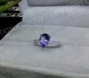 Nhẫn đá Amethyst thiên nhiên - MS : XTAMRW002 - anh 5 Nhẫn đá Amethyst thiên nhiên - MS : XTAMRW002 - anh 5