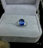 Nhẫn đá Sapphire tổng hợp - MS: XTSARW005 - anh 3 Nhẫn đá Sapphire tổng hợp - MS: XTSARW005 - anh 3