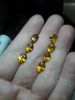 Sapphire vàng thiên nhiên cực lửa size từ 4ly - 5ly5 - anh 1