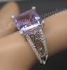 Nhẫn đá Amethyst thiên nhiên - MS: AMRW089 - anh 6