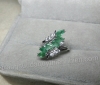 Nhẫn đá Emerald Ngọc lục bảo thiên nhiên - MS: XTEMRW005 - anh 2