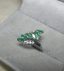 Nhẫn đá Emerald Ngọc lục bảo thiên nhiên - MS: XTEMRW005 - anh 4
