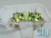 Nhẫn đá Peridot thiên nhiên - MS: PeRW023 - anh 1