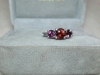 Nhẫn đá Garnet Rhodolite thiên nhiên màu đỏ cam, hồng tím - MS : GAHRW060 - anh 2