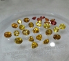 Sapphire vàng,vàng cam, cam đỏ thiên nhiên lửa mạnh,nhiều size (Kèm giấy giám định PNJ/SACOMBANK SBJ/SJC theo yêu cầu) - anh 3