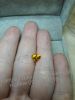 Sapphire vàng thiên nhiên hình trái tim - MS: XTSA014 - anh 1