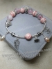 CHUỖI ĐÁ ĐÀO HOA RHODOCHROSITE - THẠCH ANH HỒNG THIÊN NHIÊN + CHARM BẠC CAO CẤP - MS: GEP057 - anh 3