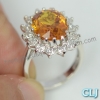 Nhẫn đá Citrine thiên nhiên - MS: CITRW027 - anh 2