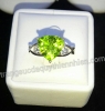 Nhẫn đá Peridot thiên nhiên - MS: XTPERW011 - anh 1