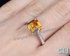 Nhẫn đá Citrine thiên nhiên - MS: CITRW035 - anh 2