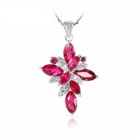 Mặt dây chuyền đá Ruby thiên nhiên - MS: RUPE073