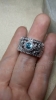 Nhẫn Nam họa tiết rồng đá Zircon xanh thiên nhiên - MS: ZRRM001 - anh 6