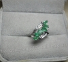 Nhẫn đá Emerald Ngọc lục bảo thiên nhiên - MS: XTEMRW005 - anh 5