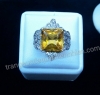 Nhẫn đá Citrine thiên nhiên - MS: CITRW057 - anh 1