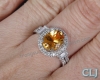 Nhẫn đá Citrine thiên nhiên - MS: CITRW034 - anh 2