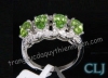 Nhẫn đá Peridot thiên nhiên - MS: PeRW003 - anh 1