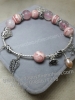 CHUỖI ĐÁ ĐÀO HOA RHODOCHROSITE - THẠCH ANH HỒNG THIÊN NHIÊN + CHARM BẠC CAO CẤP - MS: GEP057 - anh 2