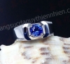 Nhẫn Nam đá Sapphire tổng hợp - MS: SARM030 - anh 2