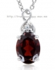 Mặt dây chuyền đá Garnet đỏ thiên nhiên - MS: GAPE005 - anh 1