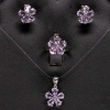 Bộ trang sức đá Amethyst thiên nhiên - MS: AMSET020 - anh 1