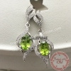 Bông tai đá Peridot thiên nhiên - MS: GEPEER024 - anh 1