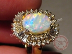 Nhẫn đá Opal thiên nhiên - MS: OPRW001