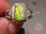 Nhẫn đá Opal thiên nhiên - MS: OPRW002