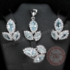 Bộ trang sức đá Topaz thiên nhiên - MS: TOSET012 - anh 1