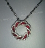Mặt dây chuyền đá Ruby thiên nhiên - MS: RUPE028 - anh 1