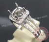 Vỏ nhẫn nữ kim cương nhân tạo - MS: CZSMRW009 - anh 1