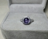 Nhẫn đá Amethyst thiên nhiên - MS : XTAMRW003