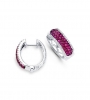 Bông tai đá Ruby - MS: RUER008 - anh 1