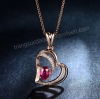 Mặt dây chuyền đá Ruby thiên nhiên - MS: RUPE030 - anh 1