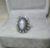 Nhẫn đá Silky Moonstone thiên nhiên - MS: MORW005 - anh 5