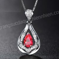 Mặt dây chuyền đá Ruby thiên nhiên - MS: RUPE062