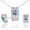 Bộ trang sức đá Topaz thiên nhiên - MS: TOSET004 - anh 1